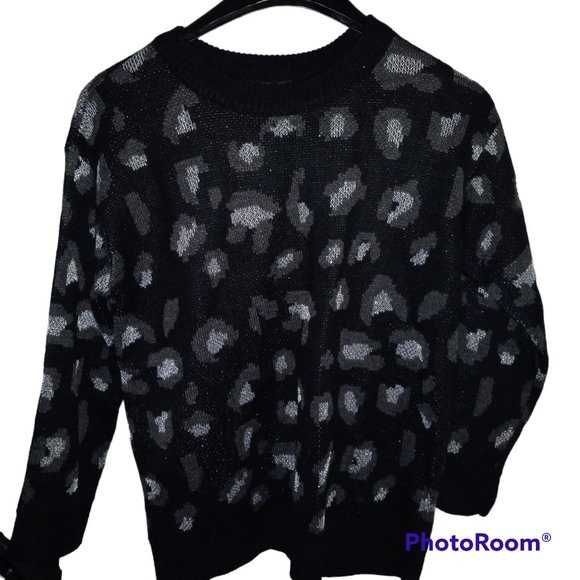 NWT!!! KENDALL + KYLIE Animal Print Sweater Pullover Women's Size M - Picture 3 of 11